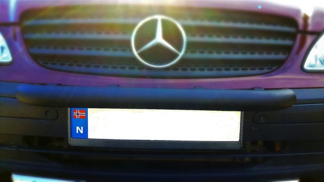 Hovedbilde Skiltbøyle 60Ø Pulverlakkert i Sort 83 cm.