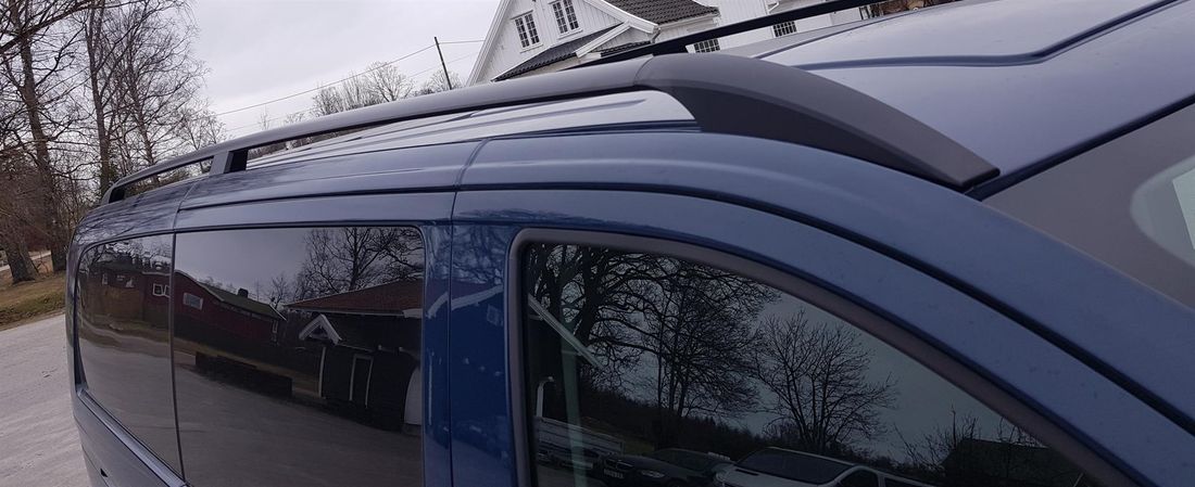 Takrails VITO 2003->  W639/W 447 Kort,Sort