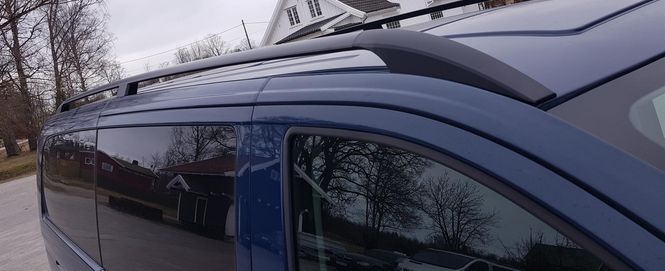 Hovedbilde Takrails VITO 2003->  W639/W 447 Kort,Sort