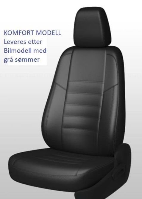Hovedbilde Setetrekk i skinn VW Caddy 2021->+  1+1 standart seter