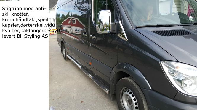 Hovedbilde Stigtrinn rør Sprinter 2006-2018  lang L3 330 cm 70 Ø